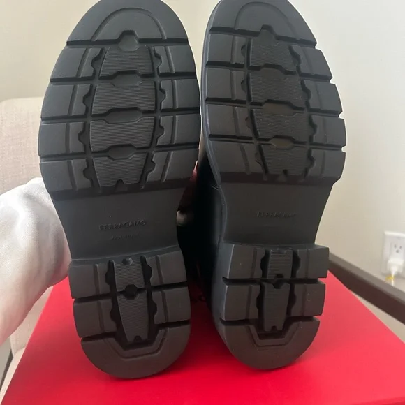 Salvatore Ferragamo Black Ankle Boots - Picture 4 of 4